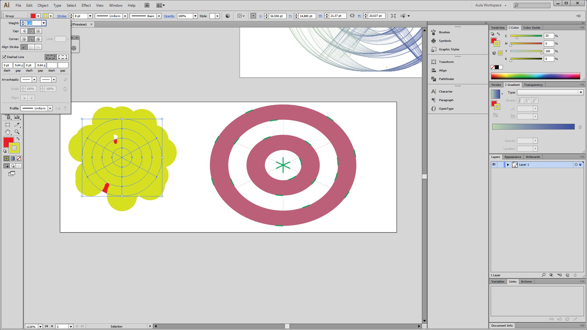 Adobe Illustrator ?????????????????????? ???? Polar Grid tool ???????? ????????