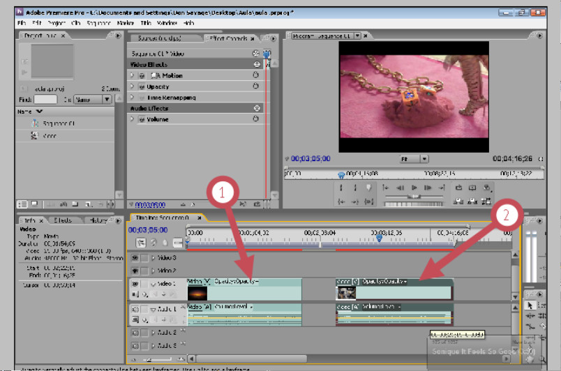 Как да разделим видео клип на части с Adobe Premiere?